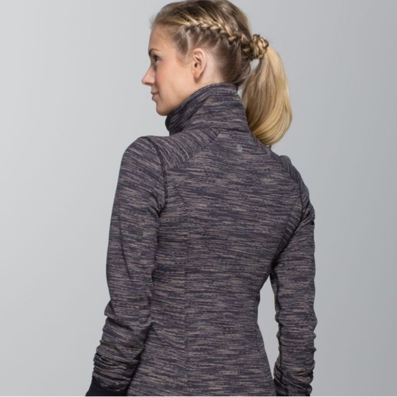 Lululemon Nice Asana Jacket Wee Are From Space Black Cashew/Black Size 6 - Picture 2 of 7